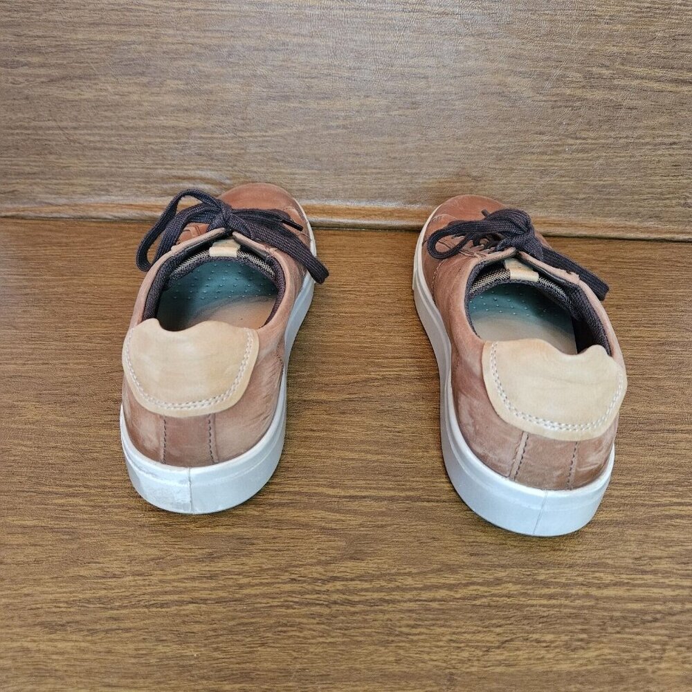 ECCO MEN'S SOFT 7 STREET SNEAKER US Size 11 Tan - Picture 4 of 6